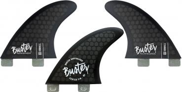 Buster Thruster Honeycomb Surfboard Finnen Set FCS-I X-Small 3.9"